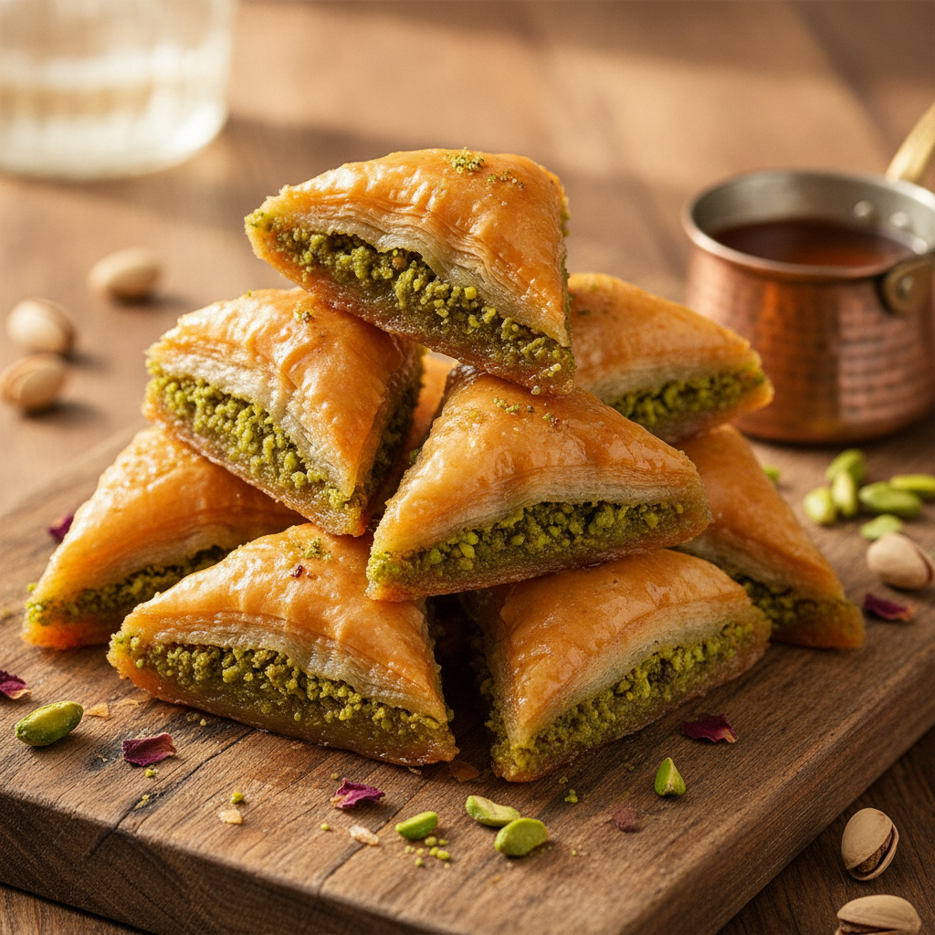 Antep Premium Muska Baklava with Pistachios
